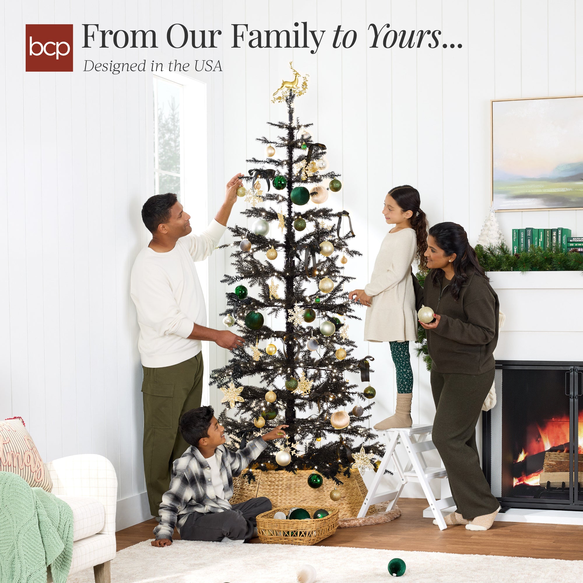 Pre-Lit Sparse Christmas Tree w/ 2-in-1 LED Lights, Cordless Connection - Thumbnail 2