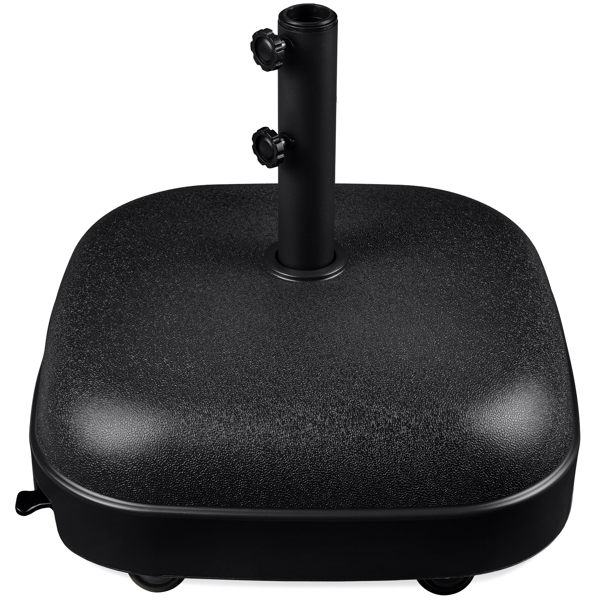 123lb Capacity Fillable Mobile Umbrella Base w/ 4 wheels - Dome Square