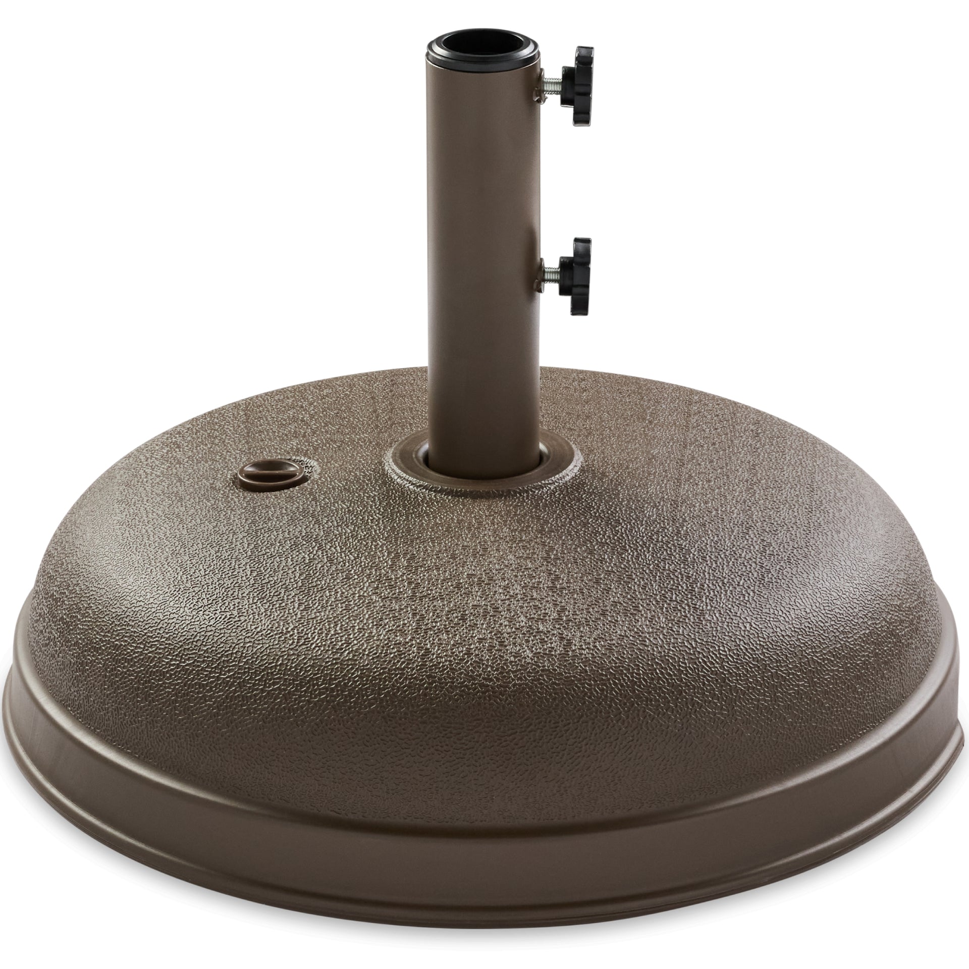 can i get big patio table with umbrella without chairs Patio Outdoor Dining Table with Umbrella Hole for Garden, Backyard, Lawn,  and Poolside,Grey (No Chair)