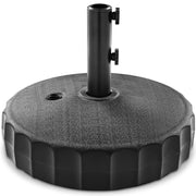 Plastic Patio Umbrella Base Pole Holder Accessory w/ Adjustable Knob