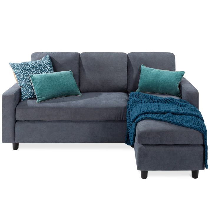 Upholstered Sectional Sofa Couch W