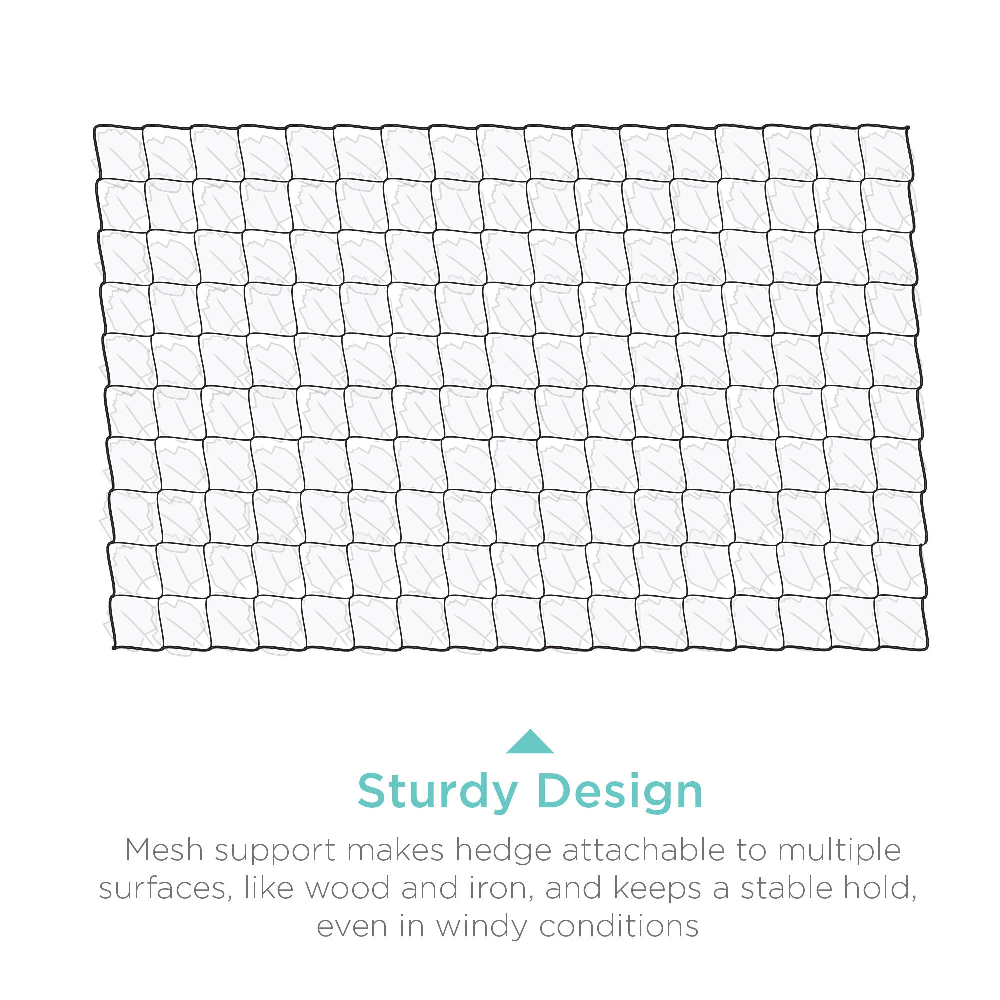 Outdoor Faux Ivy Privacy Screen Fence