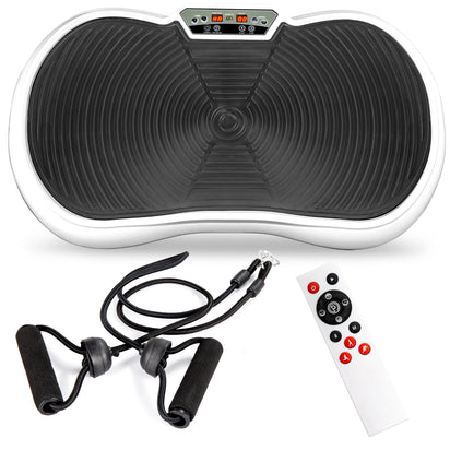 Vibration Plate Exercise Machine Full Body Fitness Platform w/ Bands – Best  Choice Products