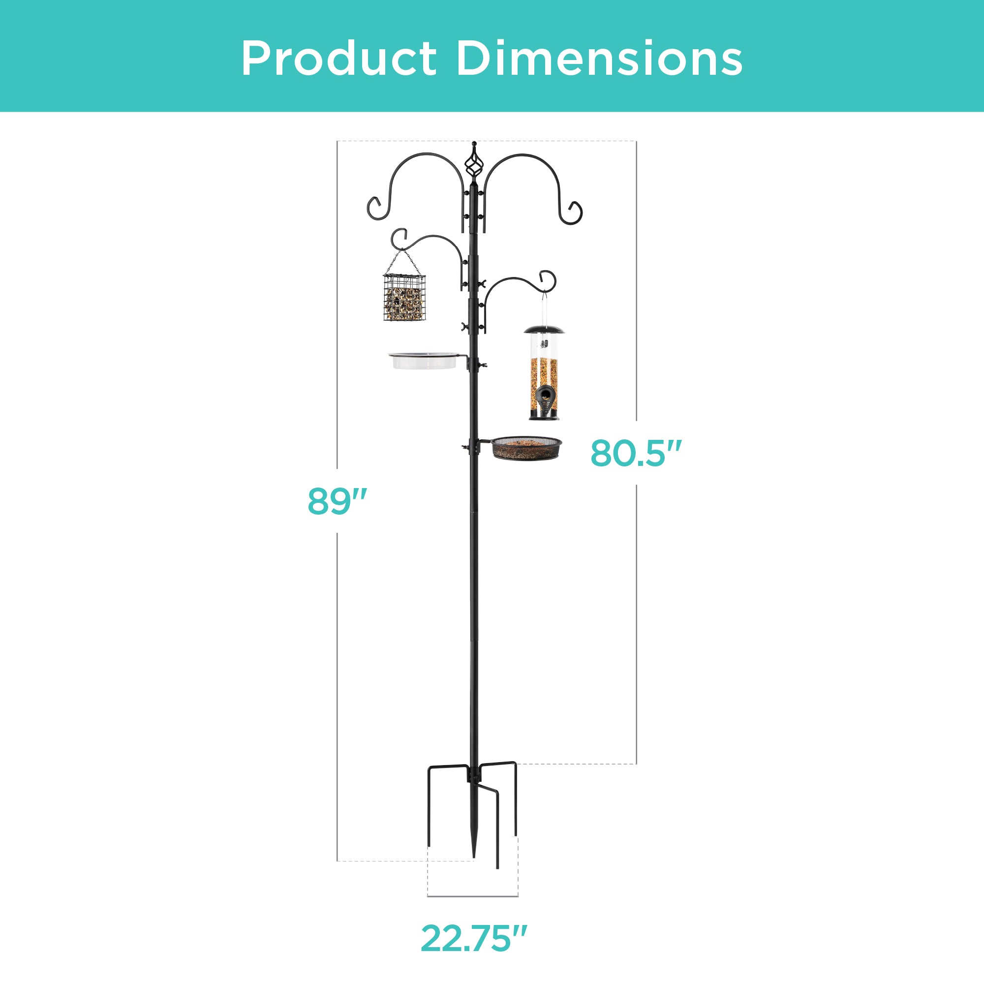 Best Choice Products Bird Feeding Station - Thumbnail 5