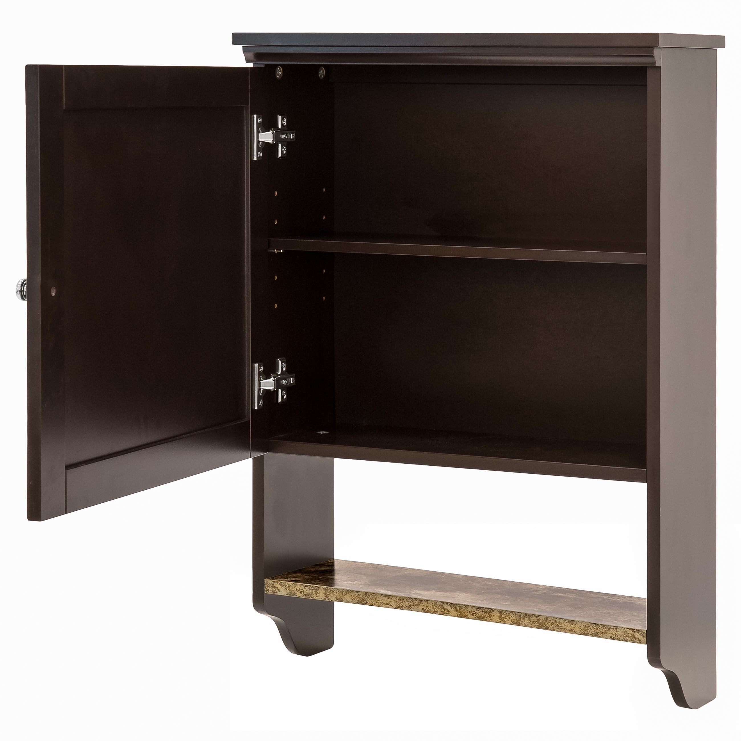 Bathroom Wall Mounted Hanging Cabinet Shelf Storage Decor 