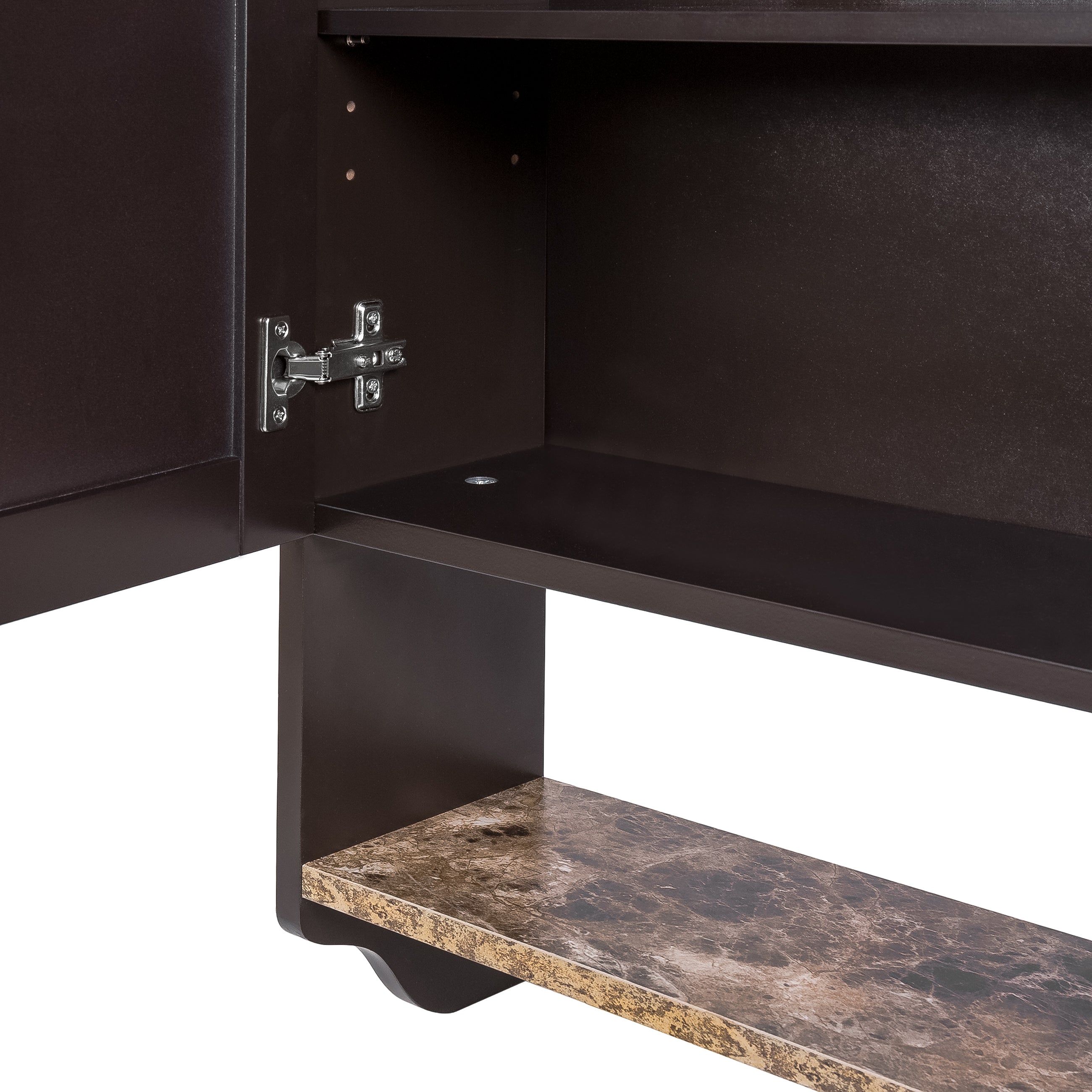 Bathroom Wall Mounted Hanging Cabinet Shelf Storage Decor 