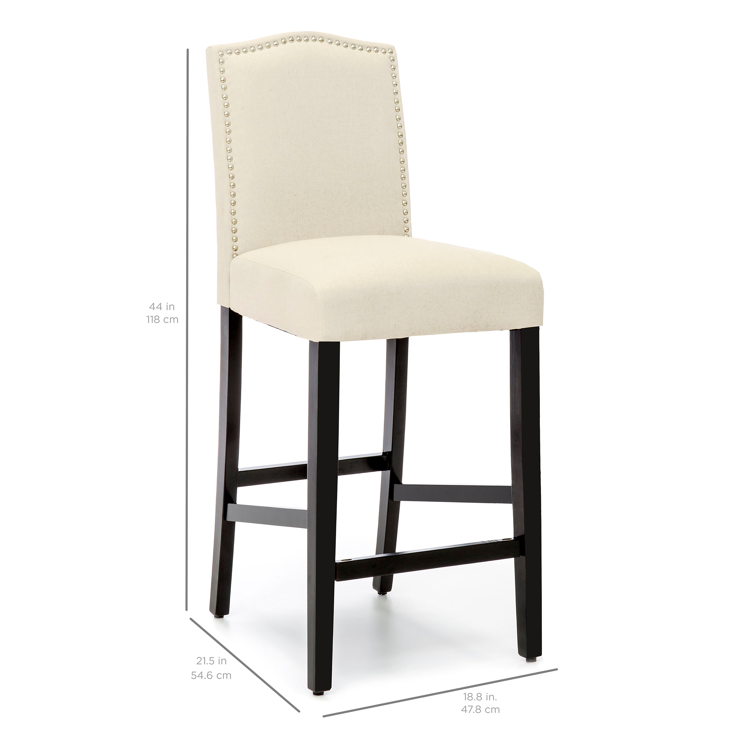 Ivory faux leather bar stools new arrivals