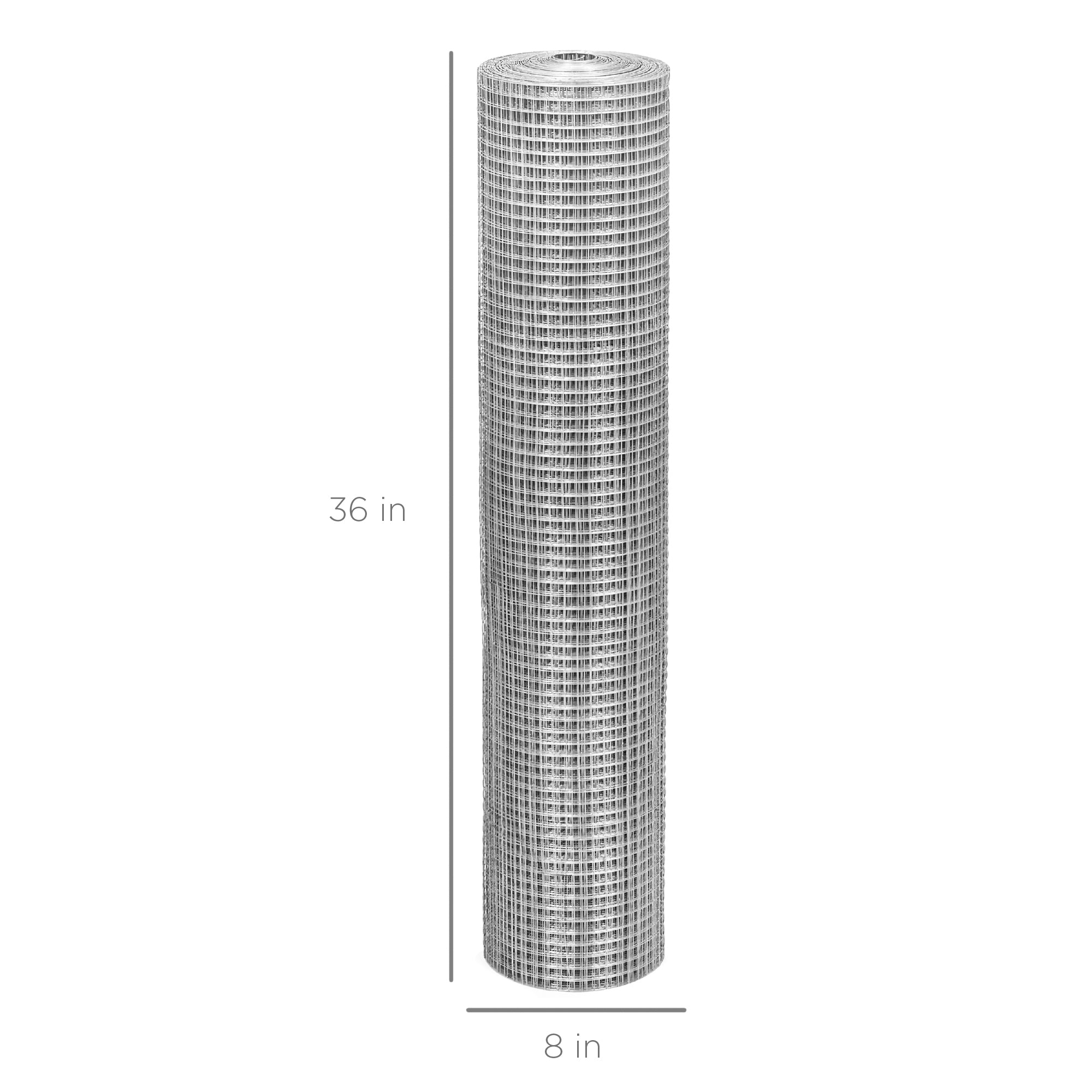 STAINLESS STEEL 1/2 Mesh Hardware Cloth: 24 x 100' Roll - 18 gauge