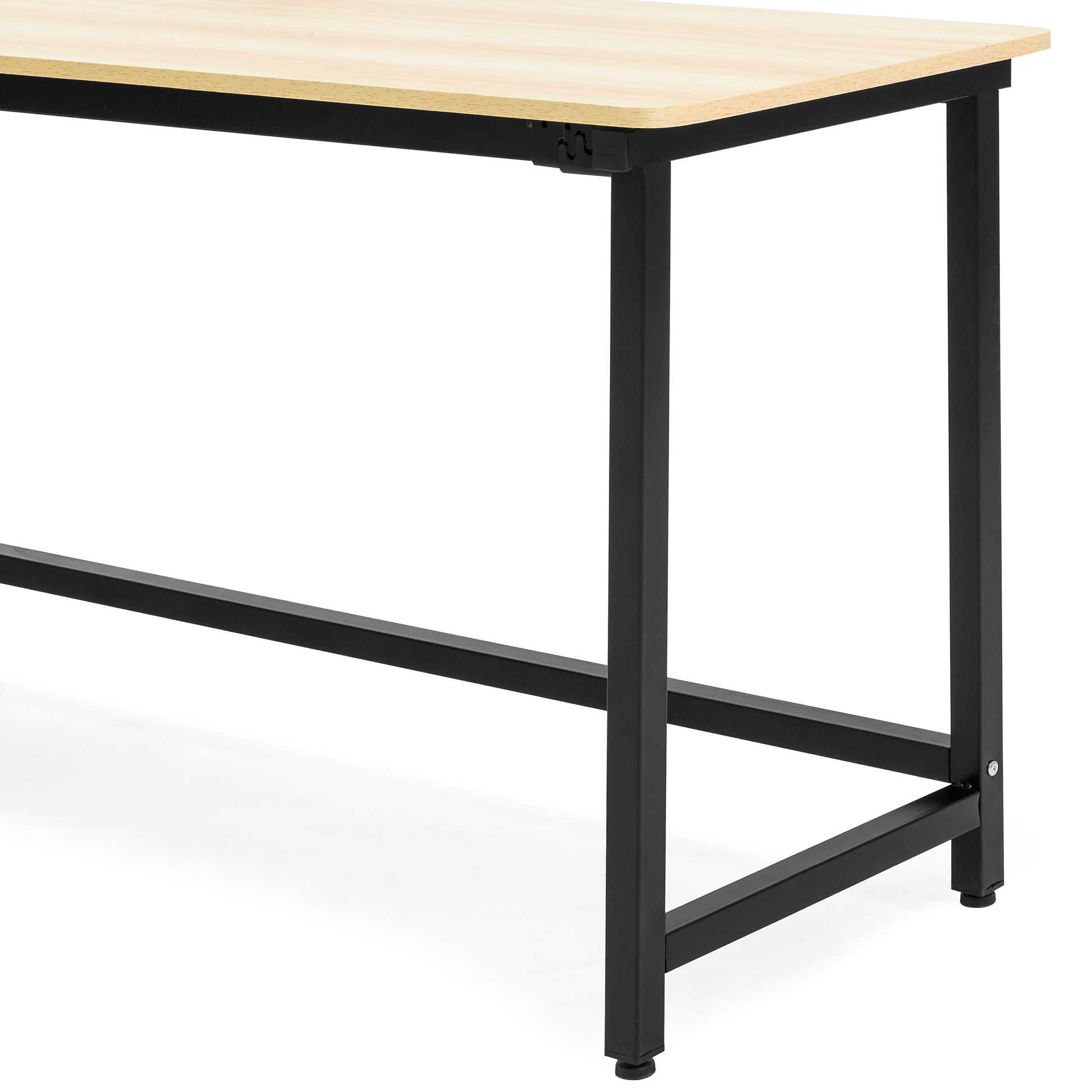 Modern L-Shaped Corner Computer Desk Table Workstation w/ CPU Stand 