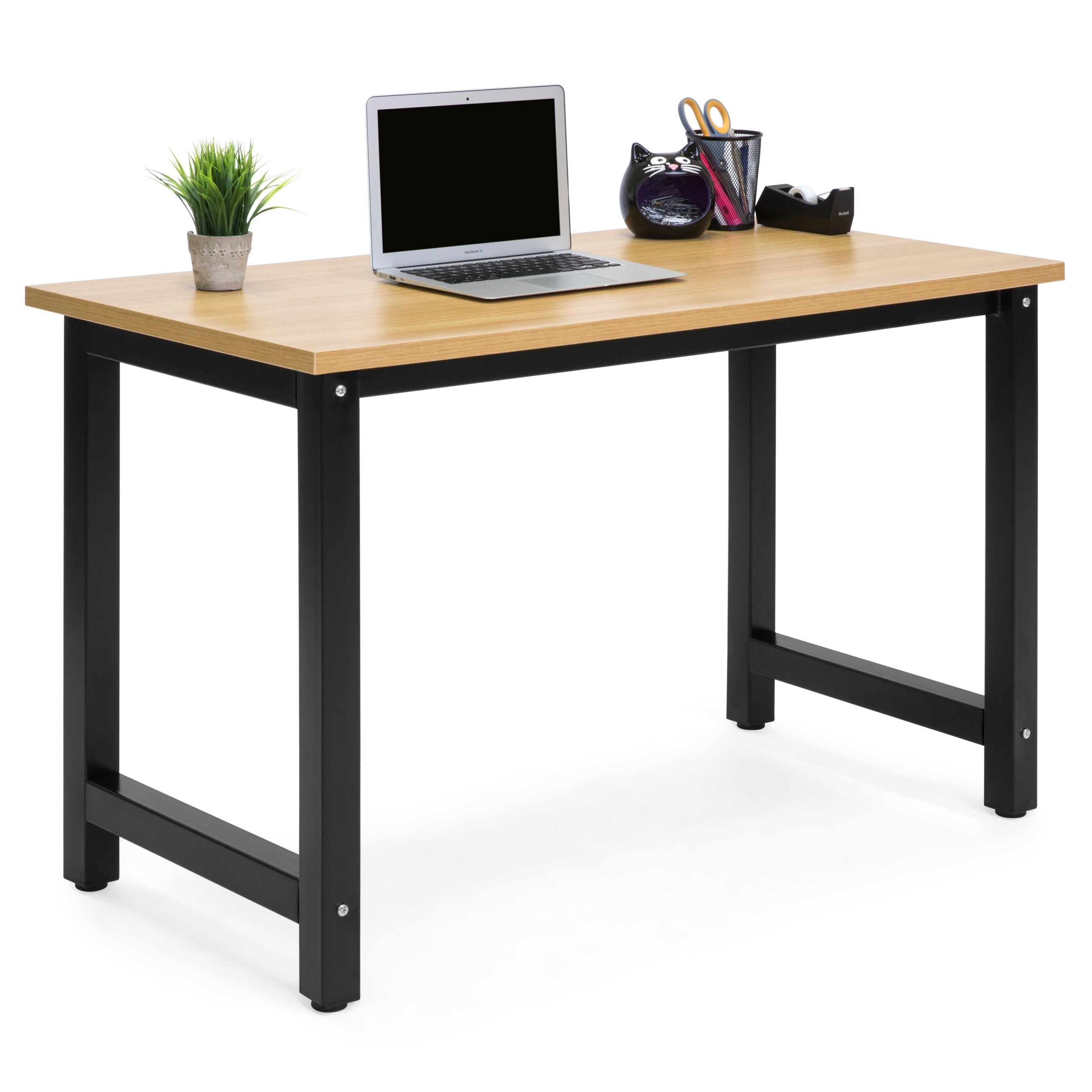 47.25x23.5in Home Office Computer Desk Workstation Table w/ Adjustable ...