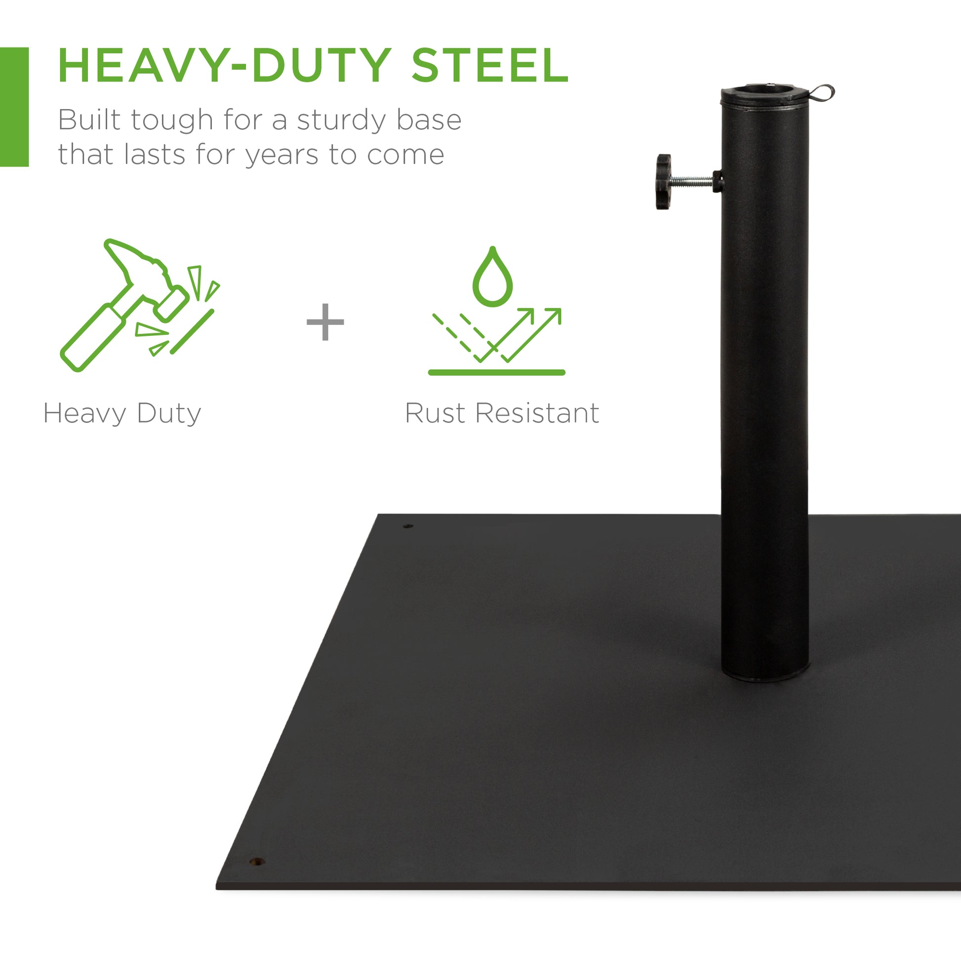 heavy umbrella stand patio 38.5 lbs Steel Umbrella Base