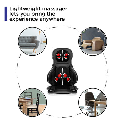 COMFIER Neck Back Massager with Heat, Shiatsu Neck & Shoulder  Massager,Christmas Gifts,Upgrade Portable & Lightweight,Electric 3D  Kneading Massage
