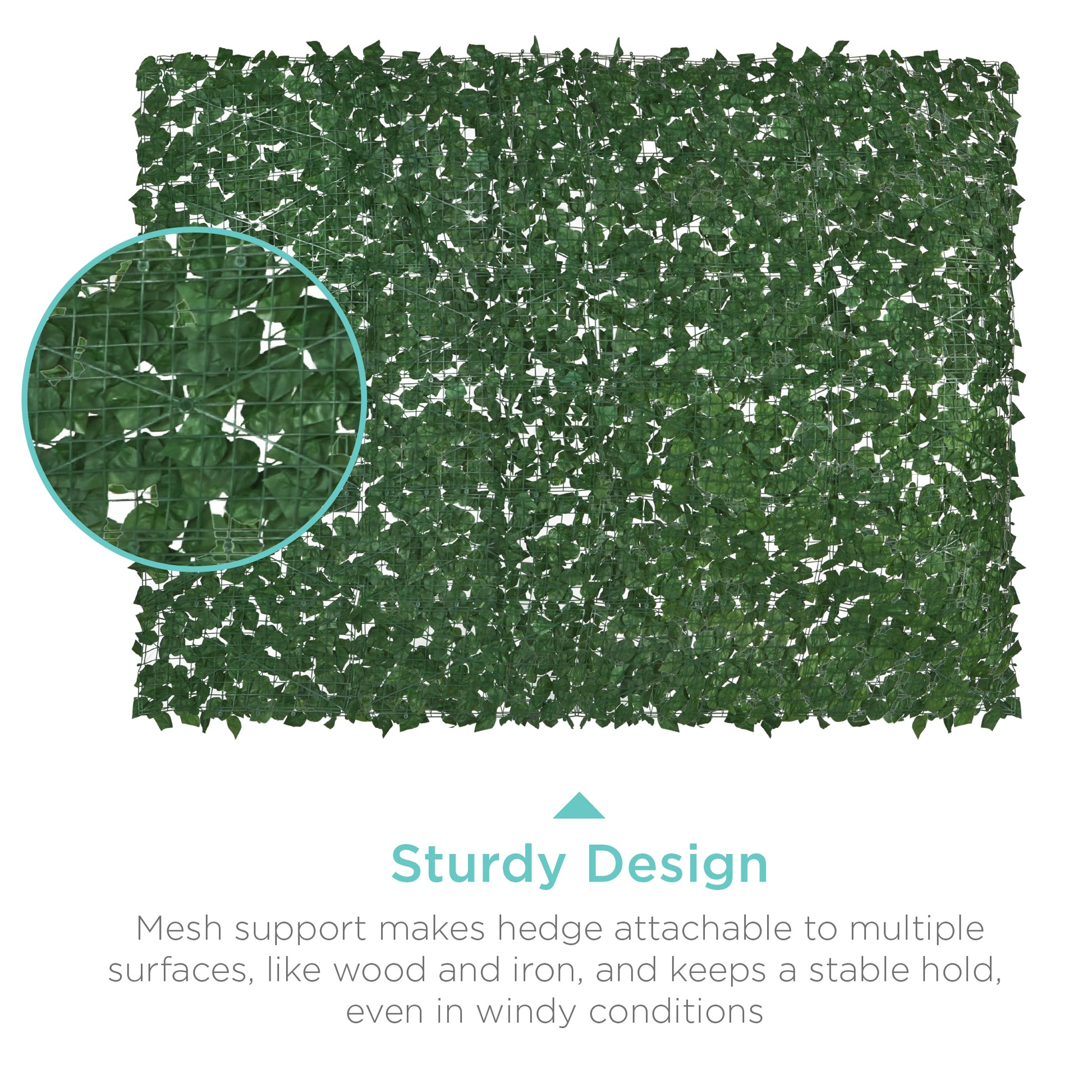 Outdoor Faux Ivy Privacy Screen Fence