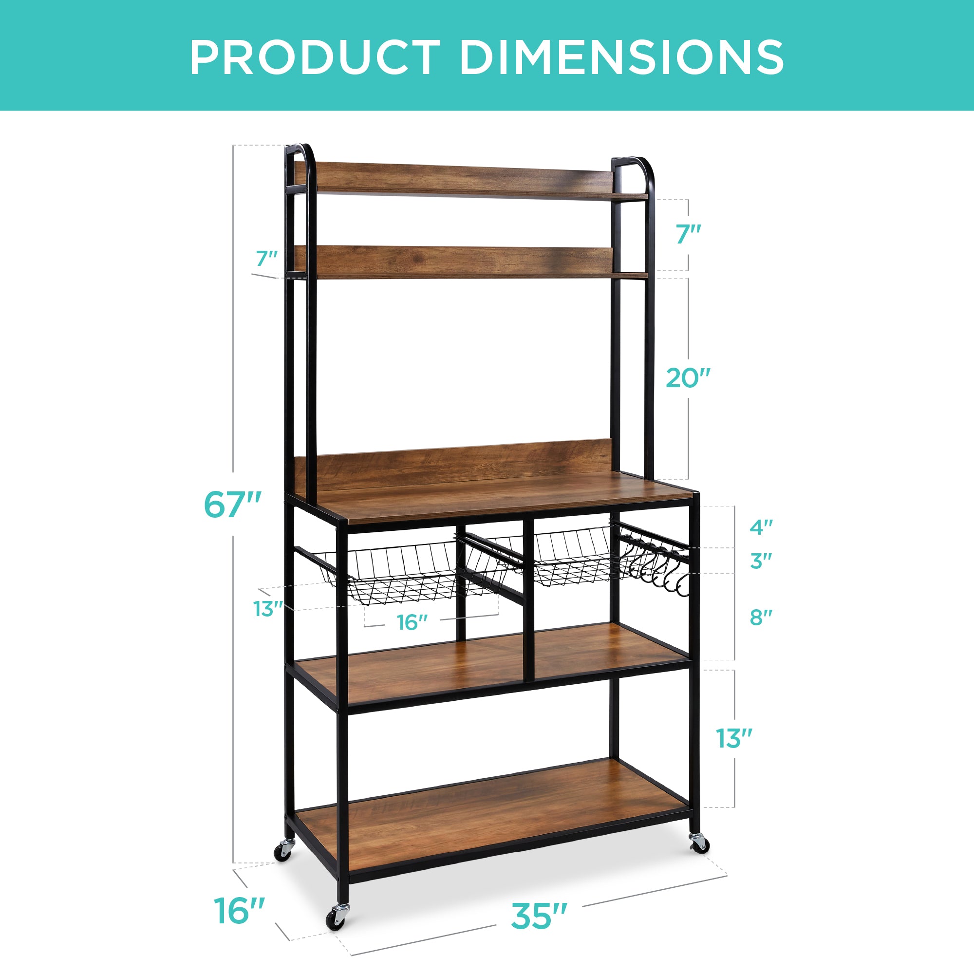 Mobile Baker's Rack (Open) – Correction Enterprises