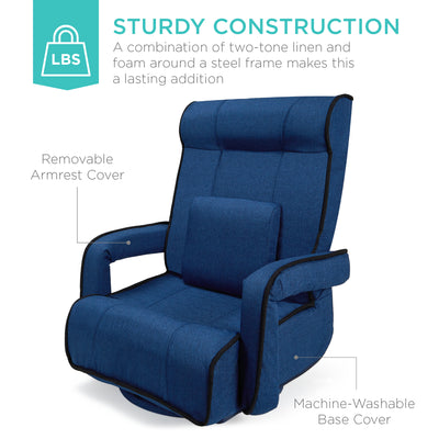 Dubbin Gaming Chair, Ergonomic Office Chair High-Back Swivel Chair with  Footrest and Lumbar Support 