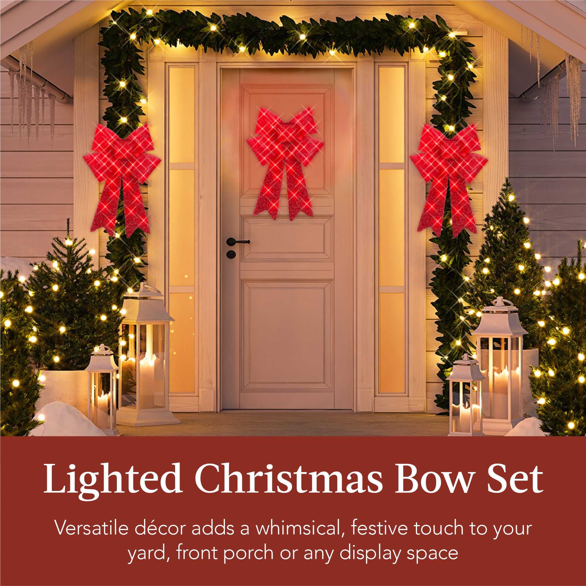 Best Choice Products Christmas Bow Decoration - Thumbnail 4