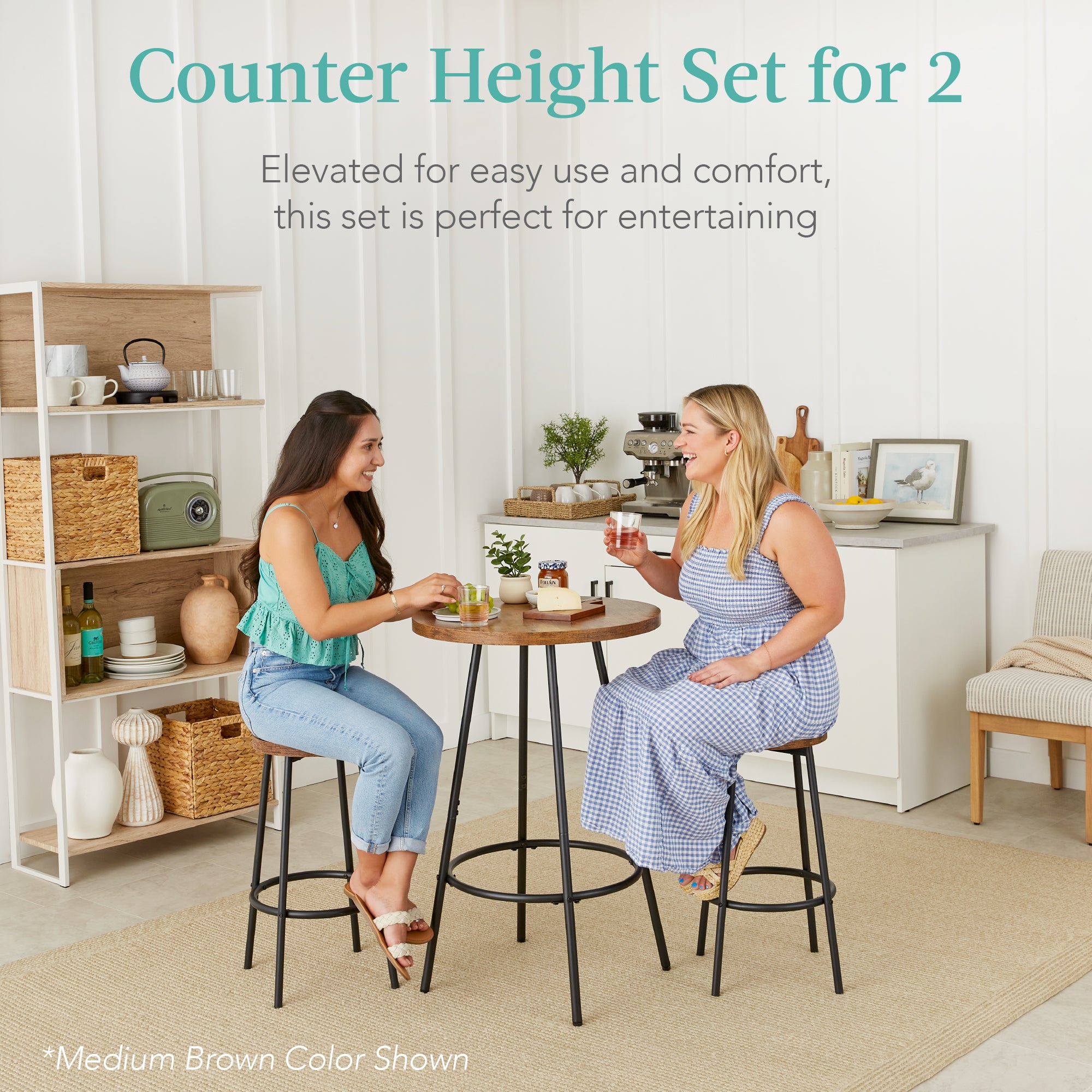 3 piece counter discount height bistro set