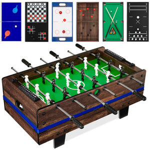 11-in-1 Combo Game  Set w/ Ping Pong, Foosball, Air Hockey, 5 Storage Bags